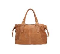 Gave Lux Bolso de mano para mujer de piel auténtica, fabricado en Italia, 20 x 21 x 33 cm, GLX22010923FBG, Cuero Oscuro, Taglia unica