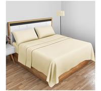 Gaveno Cavailia - Sábana encimera de Diamante teñida súper Suave [King, Color Crema]