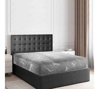 Gaveno Cavailia Teddy - Juego de Funda nórdica y Funda de Almohada para Cama Individual, diseño de Unicornio, Color Gris, Gris, sábana Bajera Doble