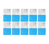 Gavigain 100 agujas para máquina de coser de acero 75/11, fáciles de penetrar, agujas para máquina de bordar para máquinas de coser industriales