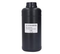Gavigain 1000 ml de resina de impresora 3D lavable de agua, alta resistencia y resistencia, cura rápida baja contracción, para aficionados y profesionales de DLP LCD (white)