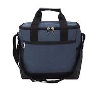 Gavigain 15L Bolsa Nevera Gran Capacidad A Prueba de Fugas Bolsa Caliente Picnic Bolsa de Comida Portátil Bolsa Aislante Térmica para Playa Picnic Camping Barbacoa (Azul Marino)