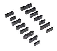 Gavigain 15Pcs Hollow Punch Cutter High Carbon Steel Durable Punch Set for Leather Fabric Clay Rubber Plastic Crafting