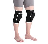 Gavigain 2Pcs Rodillera Deportiva Cinturón de Soporte de Rótula Voleibol Fútbol Baloncesto Rodillera Fitness Protector de Rodilla (Negro)