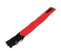 Gavigain Bolsas de Cola para Caballos, Bolsa de Cola de Caballo con Flecos y Broche de Tela no Tejida, Envoltura de Cola equina, Protector de Cola de Perro para Occidental y Azteca, (Rojo)