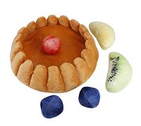 Gavigain Cama/Matriz para Mascotas Cute Pets Pad Tart con Almohada en Forma de Fruta para Perros y Gatos para mantenerlos Calientes.
