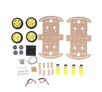 Gavigain CHASIS Smart Car CONDUCCIÓN Motor de Accesorio Motor Kit Ideal para expansión y medición de Bricolaje Luz de chasis de 4 Ruedas y tamaño Compacto