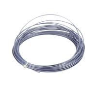 Gavigain Cuerda de Tenis Hex, Alambre de Tenis Profesional Resistente al Desgaste, Alta Durabilidad para Tenis, 12m/39,4 pies (Gris)