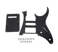 Gavigain Electric Guitar Pickguard Aluminio Alejo Humbucker Placa de rasguño Compatible con Ibanez RG250 Style 7 V Negro