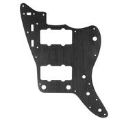 Gavigain Golpeador de aleación de aluminio, placa antirrayas anodizada, blindaje superior, fácil instalación, para guitarras USA Vintage, reedición, Squier Classic Vibe (Noir)