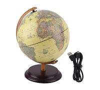 Gavigain Juguete educativo 3D Retro Vintage Globe para enseñar decoración de escritorio
