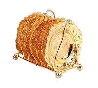 Gavigain Metal Alloy Peacock Pattern Coasters Set European Style Table Coasters with Holder Banquets