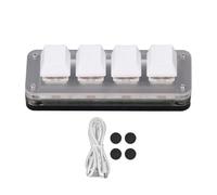 Gavigain Teclado mecánico Red Switch Gaming Controlador Industrial RGB 5V 1A para Gaming Office Media Music