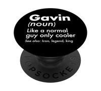Gavin como Un Chico Normal Solo Cooler Legend King Nombre PopSockets PopGrip Adhesivo