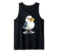 Gaviota Con Papas Fritas Y Zapatillas Camiseta sin Mangas