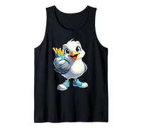 Gaviota con Papas Fritas Y Zapatillas Camiseta sin Mangas
