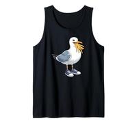 Gaviota Con Papas Fritas Y Zapatillas Camiseta sin Mangas