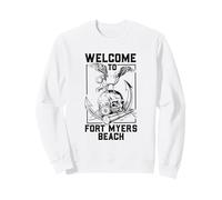 Gaviota en el cráneo - Fort Myers Beach Sudadera