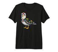 Gaviota Mexicana Calavera Viva México Chica Fiesta Camiseta Premium