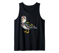 Gaviota Mexicana Calavera Viva México Chica Fiesta Camiseta sin Mangas