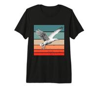 Gaviota Vuelo Libertad altísimas Plumas Gracia pájaros Cielo Camiseta Premium