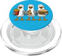 Gaviotas Bonitas Bocadillo Pizza Patatas Fastfood PopSockets PopGrip para MagSafe