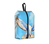 Gaviotas en bolsa de zapatos de vuelo para viajes, organizador de zapatos impermeable para maleta, bolsa de almacenamiento 3 en 1 para entrenadores de gimnasio