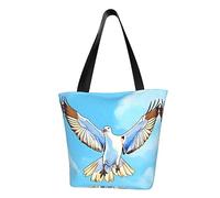 Gaviotas en vuelo, bolso de hombro de moda, bolso cruzado para mujer, adecuado para viajes de fin de semana, bolsa de hombro de compras