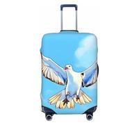 Gaviotas en vuelo funda elástica para maleta, protector de equipaje elástico para viajes, resistente a los arañazos, se adapta a la mayoría de maletas, Black, XL, bohemio