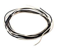 Gavitt Cable de guitarra preestañado con tela revestida de tela, cable de un solo núcleo, 2 m, estilo vintage, cable para instrumentos de guitarra, pushback encerado