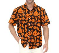 Gavliuu Camisa Hawaiana para Hombre, Camisas Hawaianas con Botones para Hombre, Camisas Florales Estampadas, Informales de Manga Corta