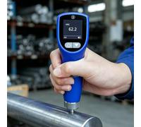 Gavscient Durecedor UltrasóNico Todo En Uno De Doble Sonda con Transferencia Bluetooth, Alta PrecisióN De 1 Hv/0.1 HRC, Kit Completo con Bloque De CalibracióN para Pruebas Industriales De Metales.