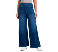 GAW Vaqueros Elásticos Mujer, Jeans Campana Push Up Cintura Alta con Bolsillos Flare Pantalones de Mezclilla Legging in Dark Blue X-Large