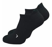 GAWILO 5 pares de calcetines cortos para hombre con compresión, calcetines deportivos, protección antiburbujas, transpirables y reguladores de la humedad, Negro , 43-46