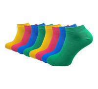 GAWILO Calcetines deportivos para hombre y mujer hechos de 100% algodón puro (8 pares) | calcetines cortos y delgados naturales | sin costuras apretadas sobre los dedos de los pies, carbón, 35-38