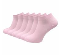 GAWILO Calcetines para mujer hechos de 100% algodón puro (6 pares | 10 pares) | calcetines cortos sin costuras apretadas sobre los dedos de los pies, 35-38