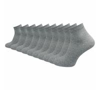 GAWILO Calcetines para mujer hechos de 100% algodón puro (6 pares | 10 pares) | Calcetines sin costuras apretadas sobre los dedos de los pies, 39-42