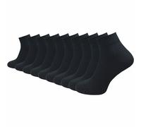 GAWILO Calcetines para mujer hechos de 100% algodón puro (6 pares | 10 pares) | Calcetines sin costuras apretadas sobre los dedos de los pies, 35-38