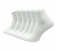 GAWILO Calcetines para mujer hechos de 100% algodón puro (6 pares | 10 pares) | Calcetines sin costuras apretadas sobre los dedos de los pies, 39-42