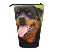 gawuoab Estuche telescópico con Estampado de Rottweiler para lápices, Estuche de pie