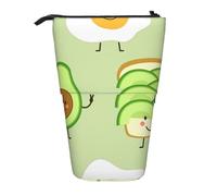 gawuoab Estuche telescópico con Forma de Aguacate, Tostadas y Huevo Frito