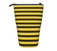 gawuoab Estuche telescópico con Soporte para lápices, diseño de Abejas Negras y Amarillas