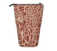 gawuoab Estuche telescópico con Tapa y diseño de Pieles y Cabezas de Jirafa