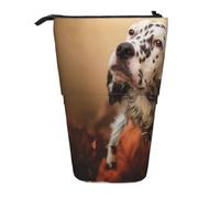 gawuoab Estuche telescópico para lápices con Base de pie para Cachorros de Setter inglés Autumn Pets