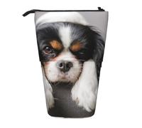 gawuoab Estuche telescópico para lápices con Base de pie para Perros Cavalier King Charles Spaniel