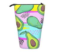 gawuoab Estuche telescópico para lápices con diseño de Aguacate y Dibujo a Mano Colorido