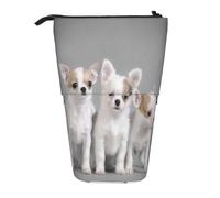 gawuoab Estuche telescópico para lápices con diseño de Cachorros de Chihuahua