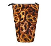 gawuoab Estuche telescópico para lápices con diseño de Pan y Pretzels