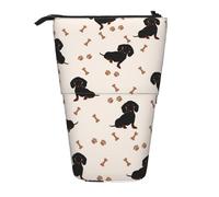 gawuoab Estuche telescópico para lápices con diseño de Perro Salchicha