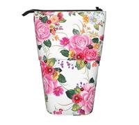 gawuoab Estuche telescópico para lápices con diseño de Ramos Vintage y Flores